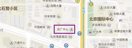 京广中心地图